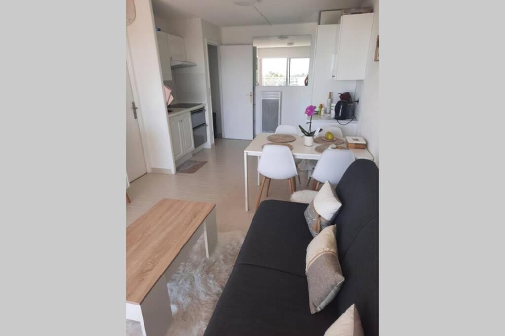 Apartament T2 Avec Magnifique Vue Mer, Piscine, Clim, Parking Antibes Zewnętrze zdjęcie